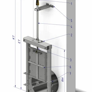 Flange Mounted Penstock