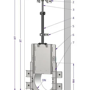 Wall-Mounted Penstock